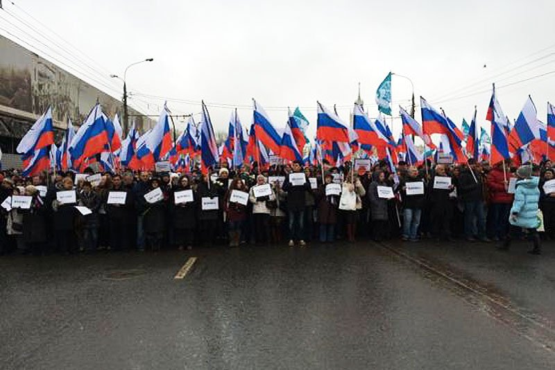 Dziesiątki tysięcy mieszkańców Moskwy wyszło na ulice rosyjskiej stolicy w ramach sprzeciwu wobec morderstwa opozycjonisty i byłego wicepremiera Borysa Niemcowa.