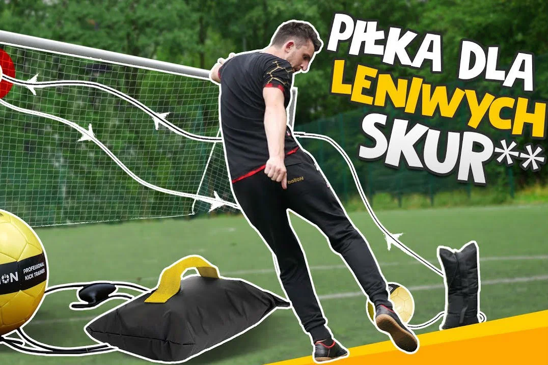 Przy kopaniu tej piłki możesz przeklinać. Choć nie jest to oczywiście obowiązkowe.