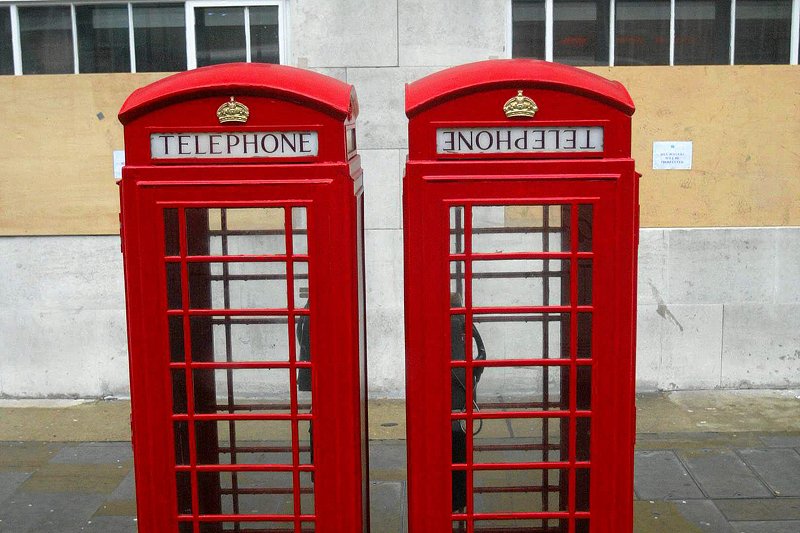 Brytyjska budka telefoniczna