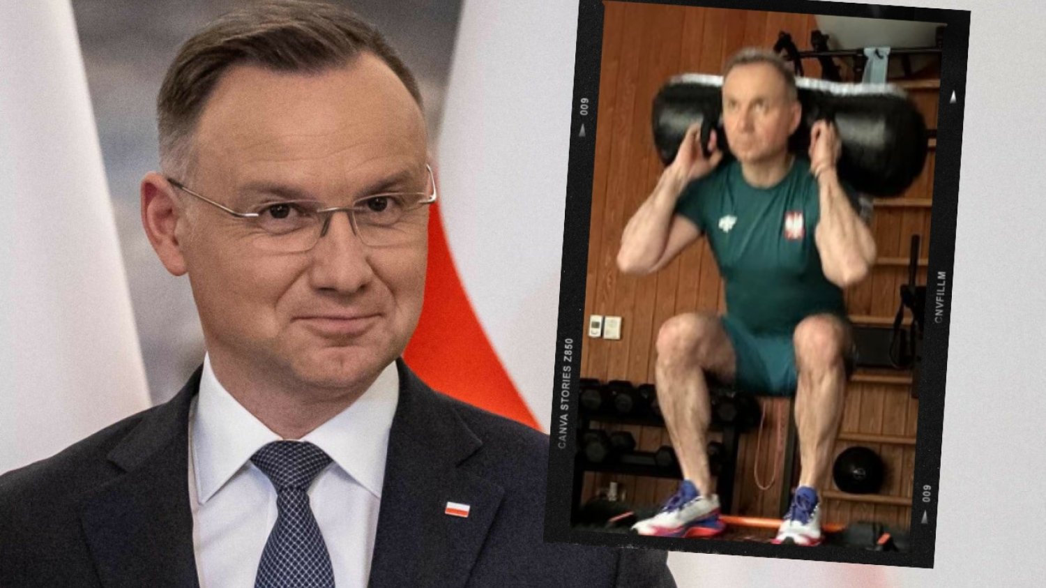 Andrzej Duda pokazał zdjęcia z treningu na siłowni. Będą kolejne memy? (FOTO) Andrzej Duda pokazał zdjęcia z treningu na siłowni. Będą kolejne memy? (FOTO)