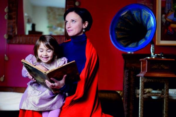 Monika Dąbrowska z córką Mają