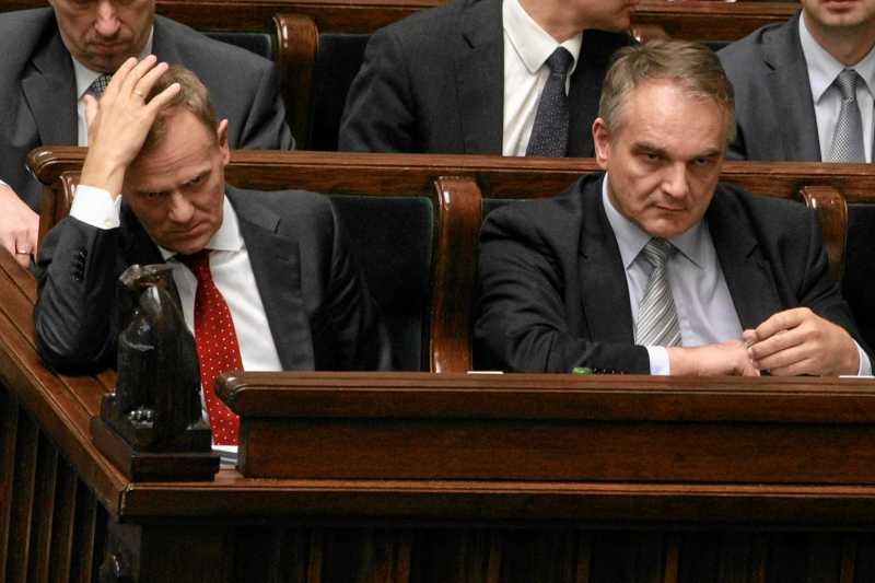 Donald Tusk i Waldemar Pawlak w Sejmie
