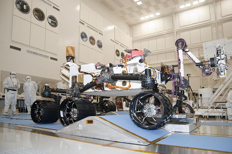 Łazik Curiosity zanim wzbił się w przestrzeń międzyplanetarną