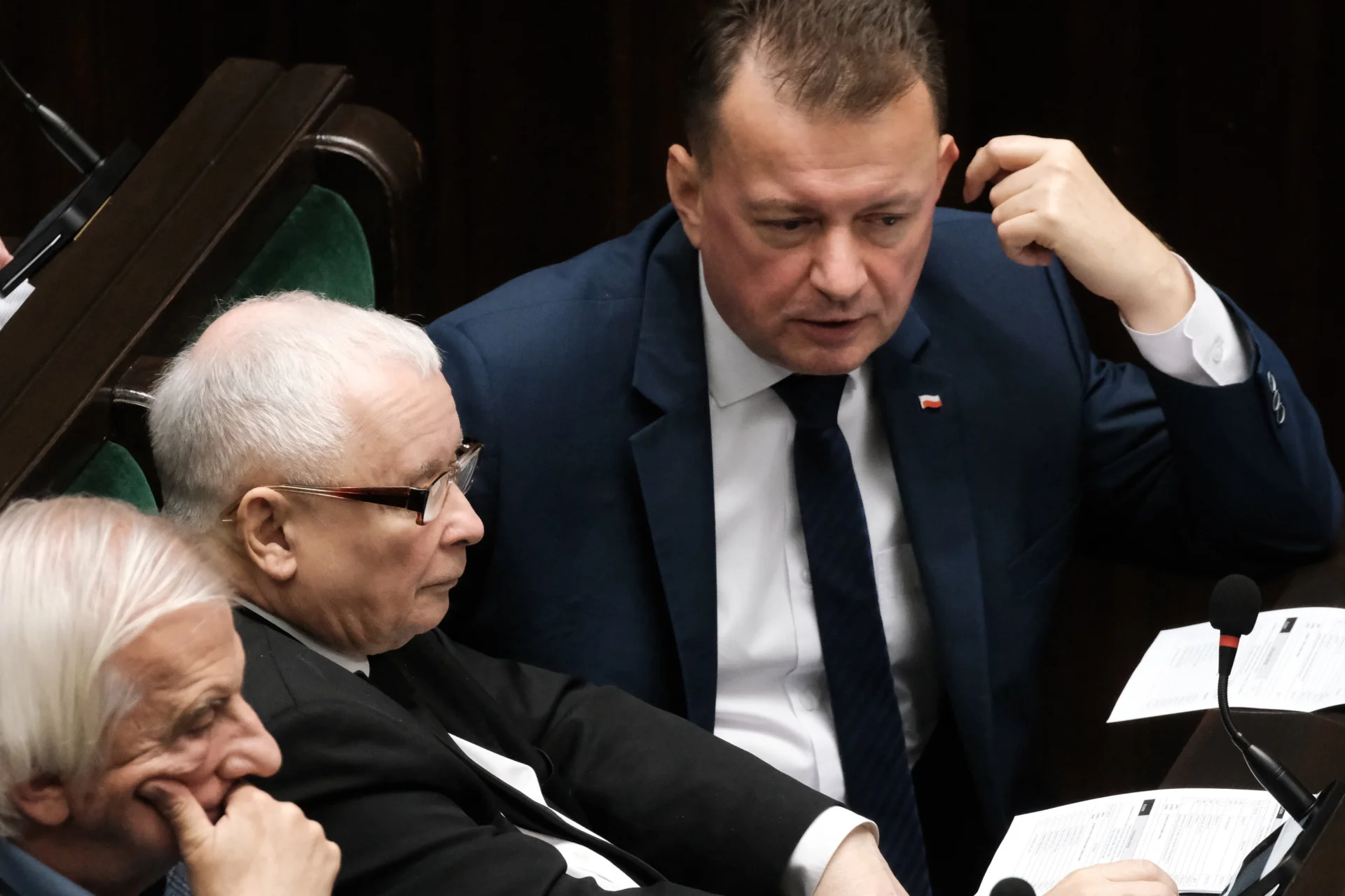 Błaszczak o prezydenturze Nawrockiego. Mówił o "zapleczu politycznym"