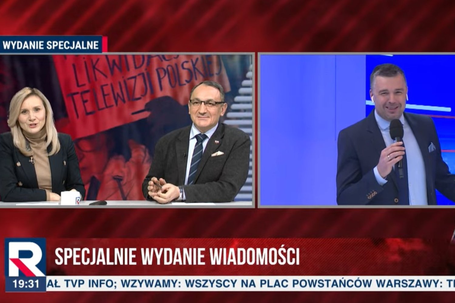 "Wiadomości" TVP pokazano w innej stacji. To zobaczyli widzowie.