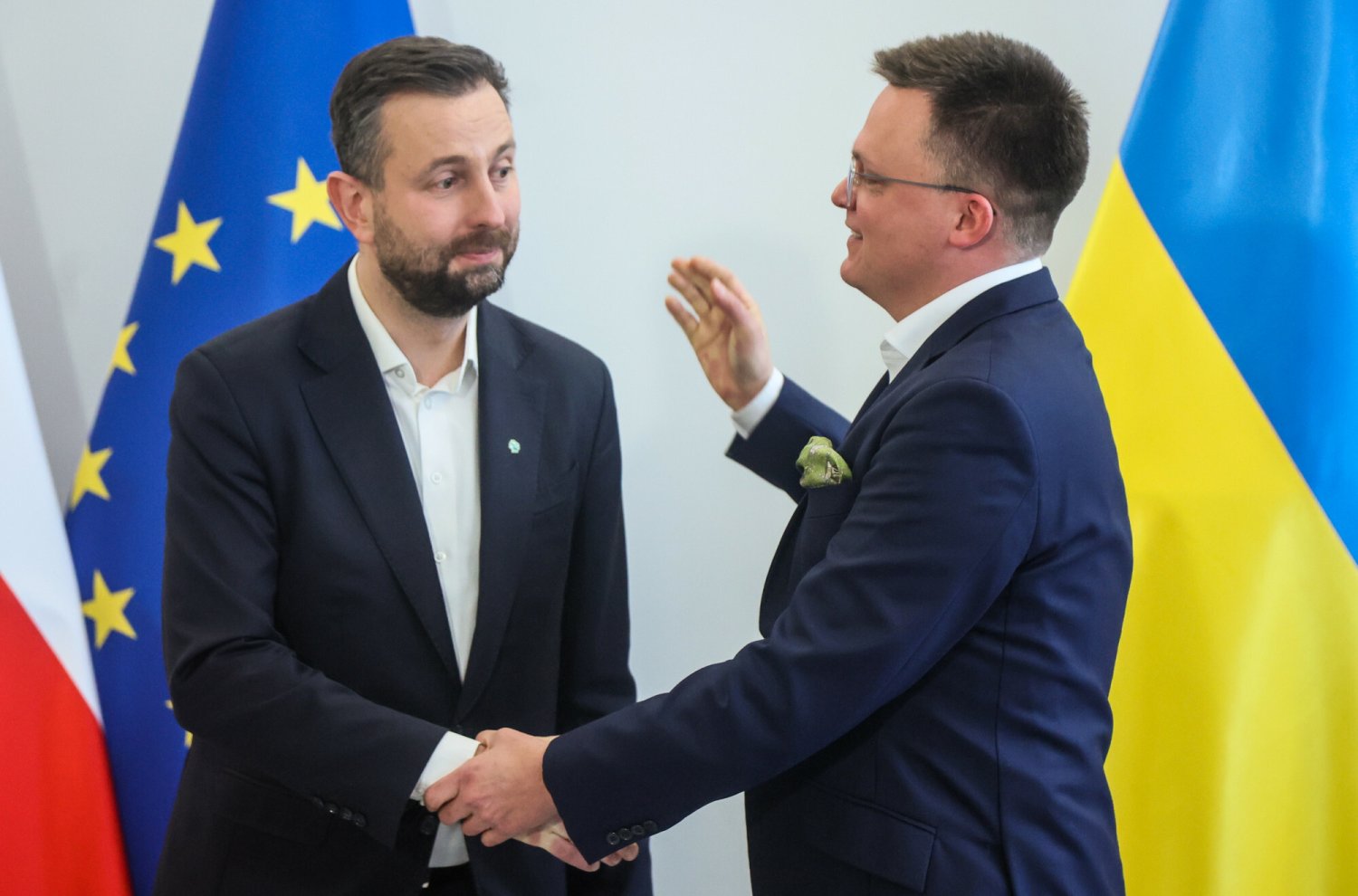 Władysław Kosiniak-Kamysz z PSL i Szymon Hołownia z partii Polska 2050. Władysław Kosiniak-Kamysz z PSL i Szymon Hołownia z partii Polska 2050.