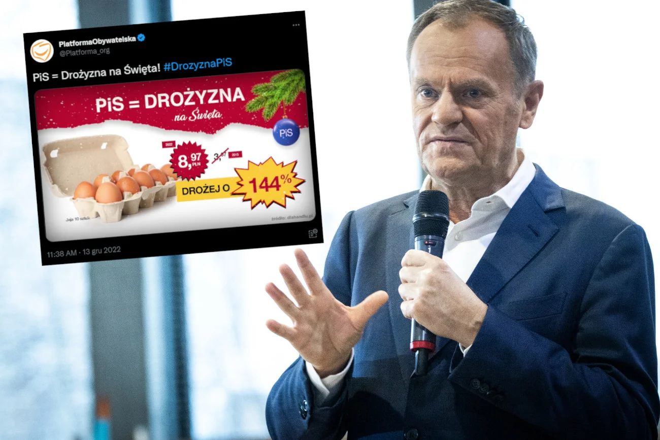 PO zrobiło świąteczny klip reklamowy. "PiS = Drożyzna. Na święta" PO zrobiło świąteczny klip reklamowy. "PiS = Drożyzna. Na święta"