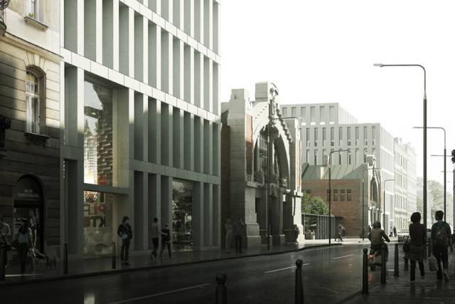 Wizualizacja nowej Hali Koszyki, Warszawa