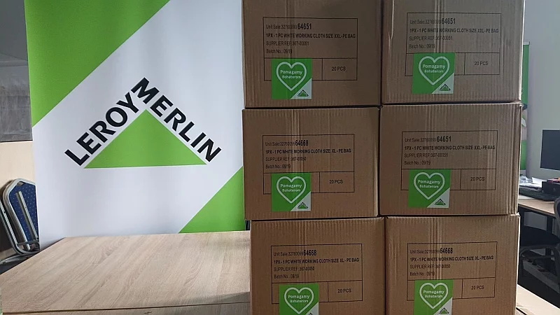 Do tej pory Leroy Merlin Polska przekazała ponad 45 000 produktów do ponad 100 różnych placówek w całej Polsce w ramach akcji #PomagamyBohaterom