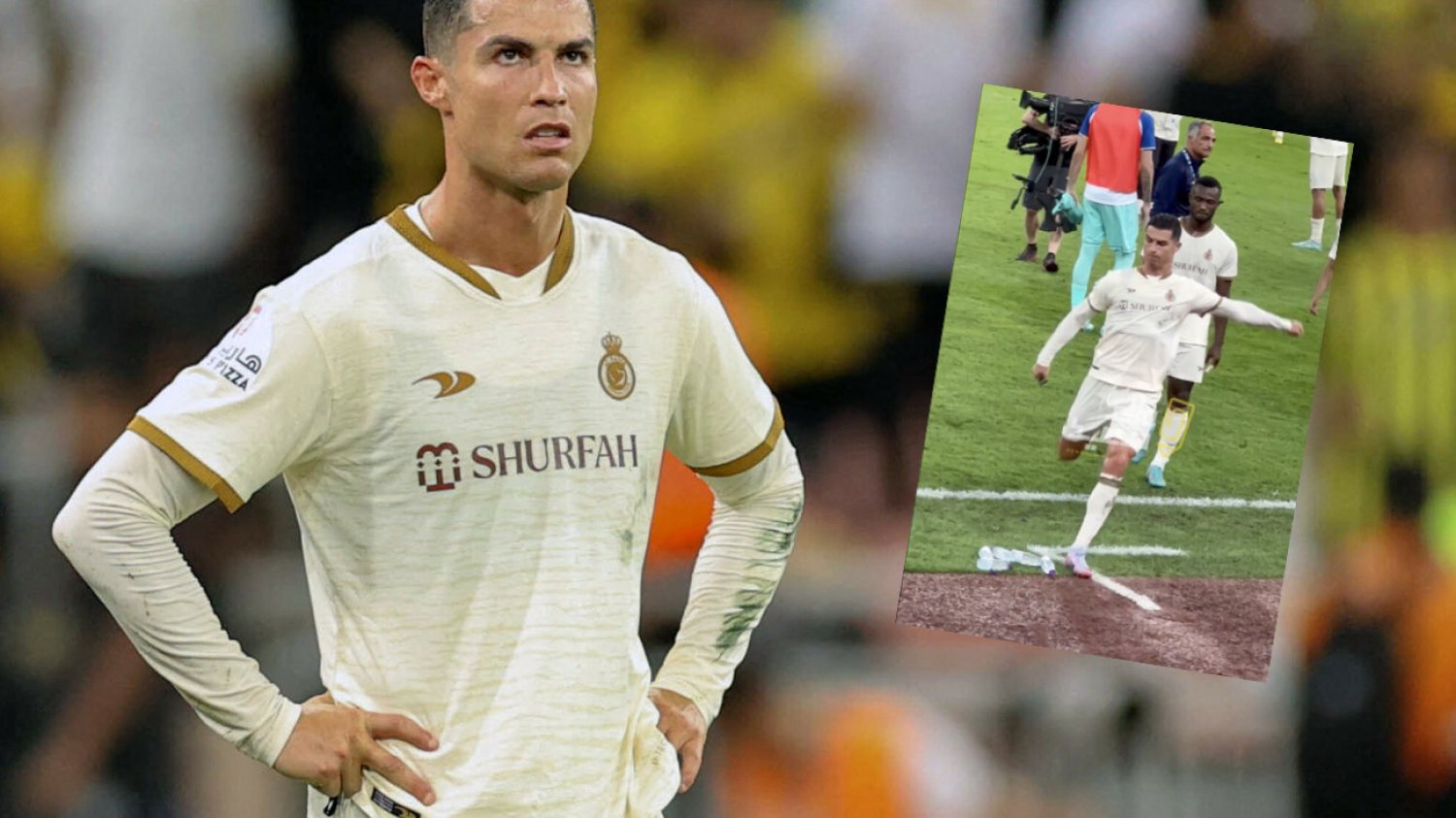 Cristiano Ronaldo był wściekły po porażce w meczu na szczycie saudyjskiej ligi. Portugalczyk dał upust emocjom.