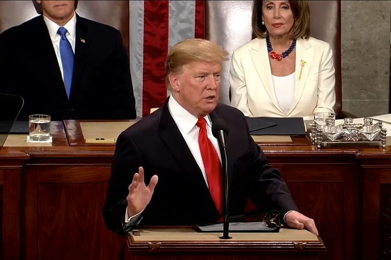 Donald Trump wygłosił doroczne orędzie o stanie państwa.
