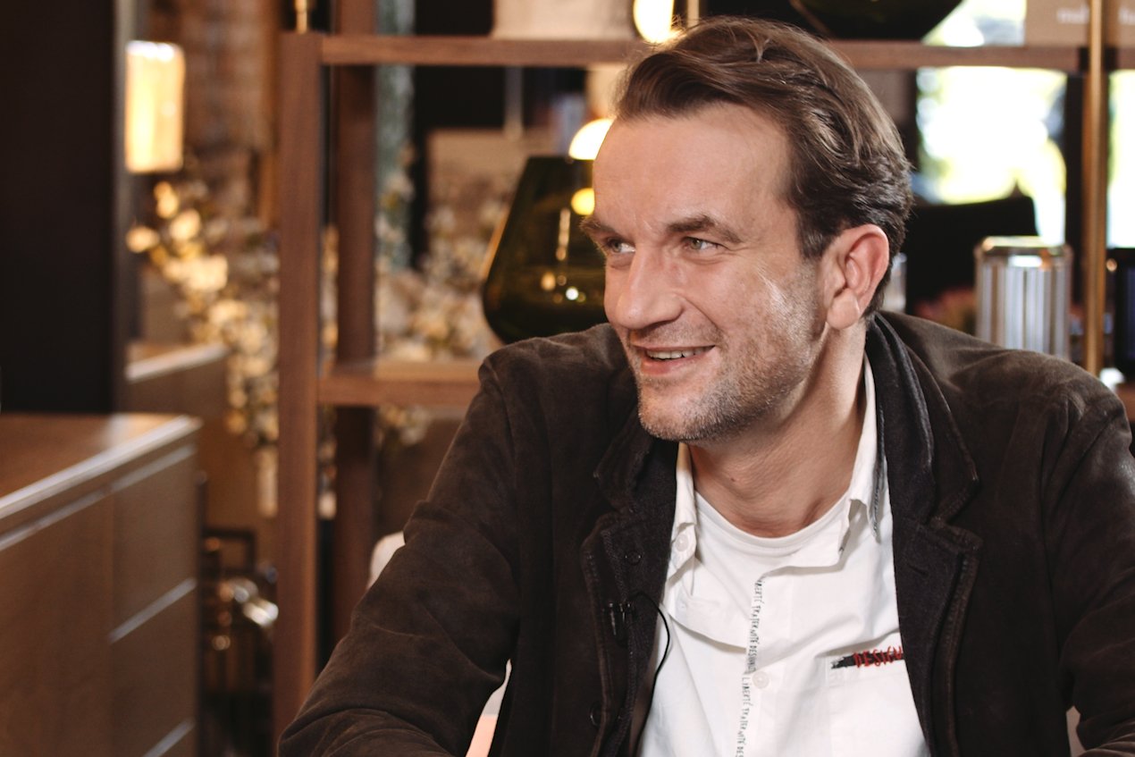 Tomasz Kot podczas rozmowy z Kasią Gargol