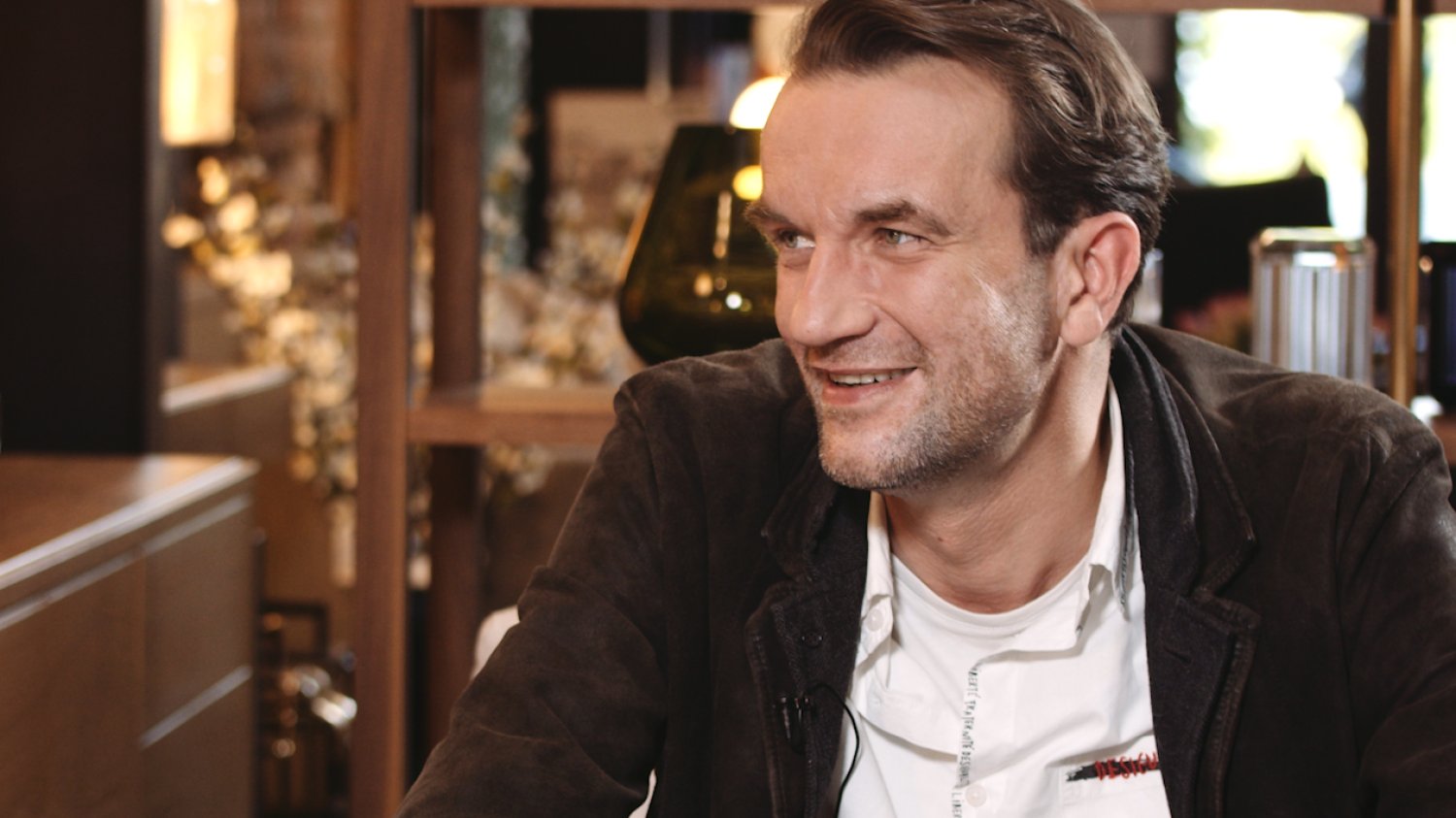 Tomasz Kot podczas rozmowy z Kasią Gargol