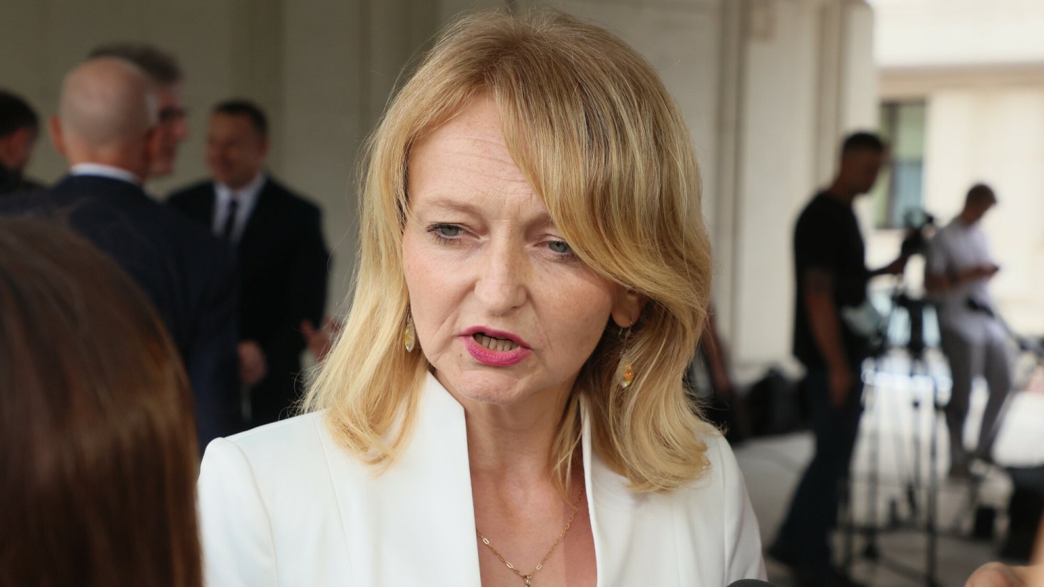 Małgorzata Zych jeszcze niedawno głosiła antyukraińskie poglądy. Dostała trudne pytanie na konferencji prasowej.
