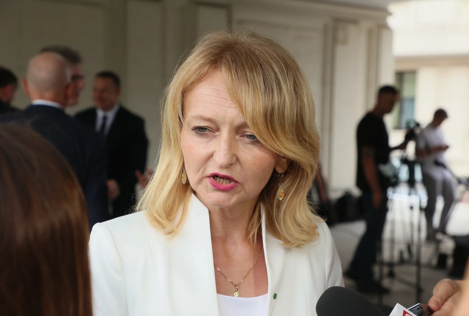 Małgorzata Zych jeszcze niedawno głosiła antyukraińskie poglądy. Dostała trudne pytanie na konferencji prasowej.