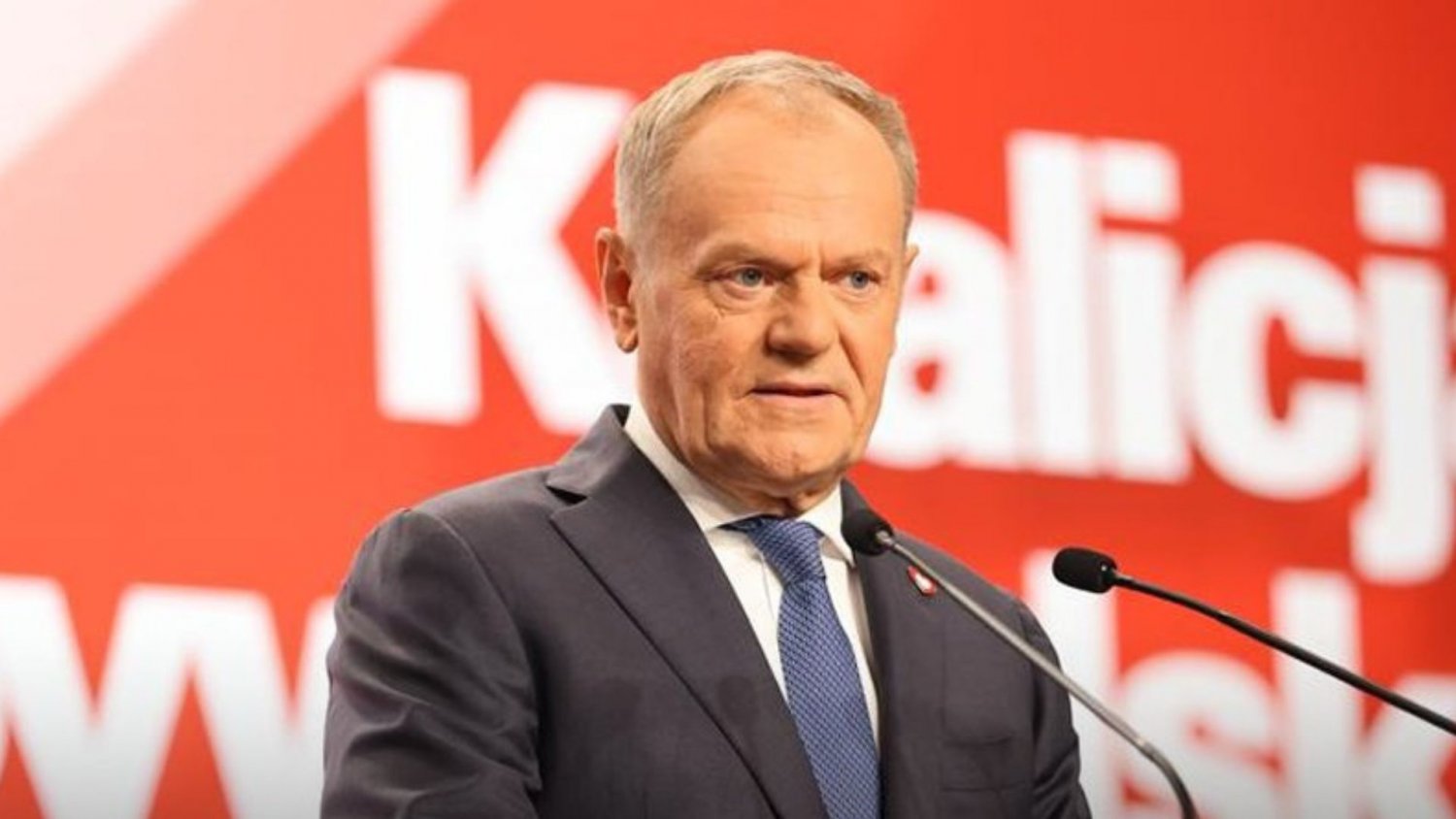 Tusk na konwencji KO o tzw. piątce Putina. 