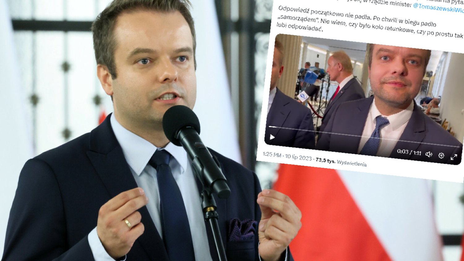 Rzecznik PiS zapytany o ministra. Nagranie właśnie staje się hitem sieci.
