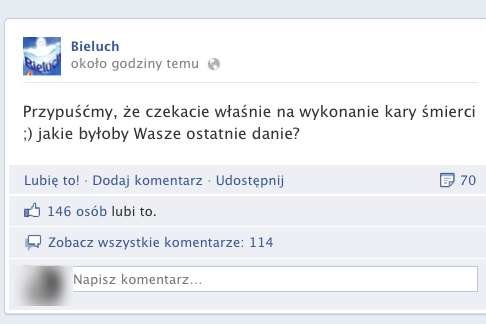 Wpis moderatora profilu serka "Bieluch"