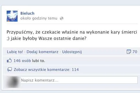 Wpis moderatora profilu serka "Bieluch"