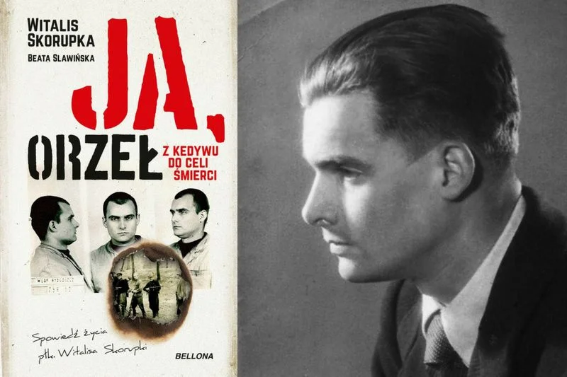 ''Ja Orzeł. Z Kedywu do celi śmierci'' to wywiad-rzeka z Witalisem Skorupką. Na zdjęciu bohater książki w 1943 roku