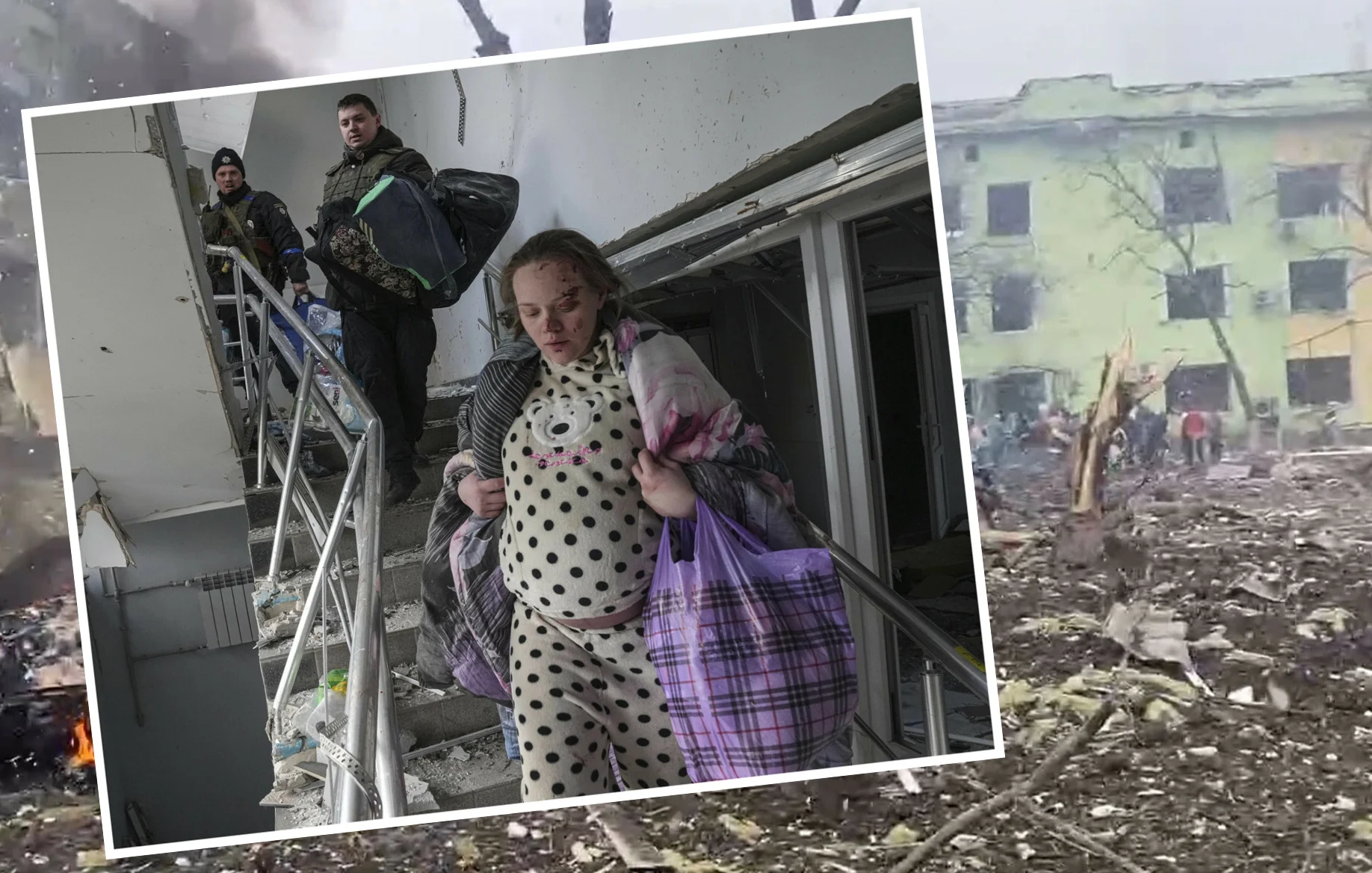 Rosjanie znów w absurdalny sposób zaprzeczali przeprowadzeniu ataku bombowego na szpital w Mariupolu.
