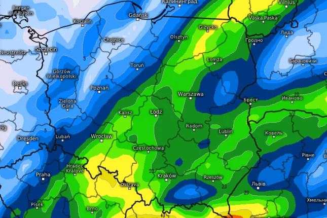 Do Polski nadciąga załamanie pogody. Do 15 marca spadnie więcej deszczu niż wynosi norma dla całego miesiąca.