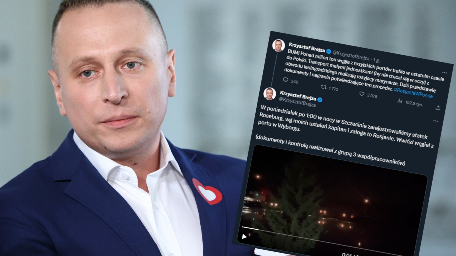 Krzysztof Brejza ujawnił sensacyjne informacje ws. węgla z Rosji.