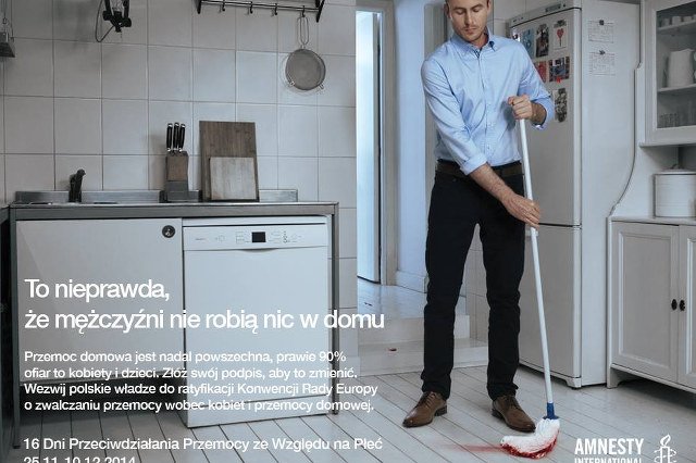 Amnesty International chce, by Polska ratyfikowała Konwencję Rady Europy o zwalczaniu przemocy wobec kobiet i przemocy domowej