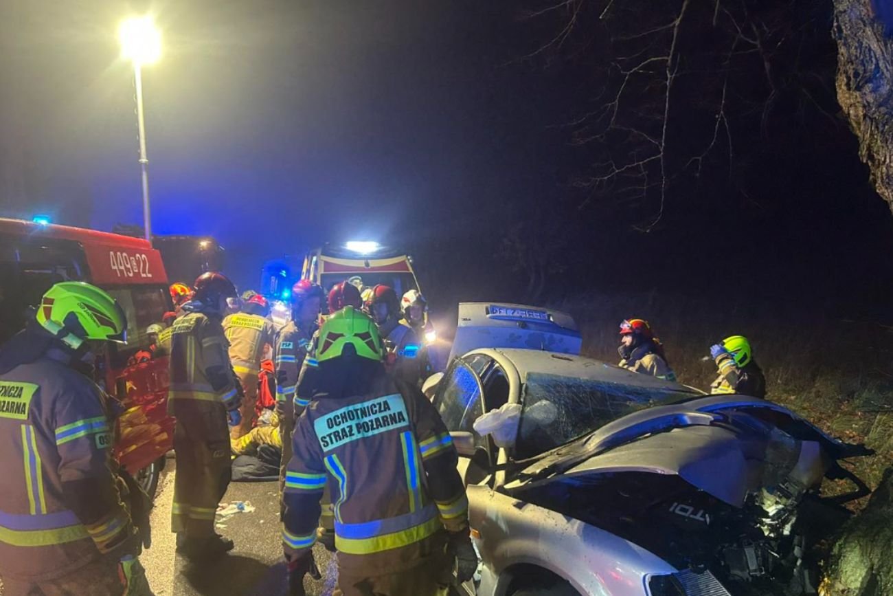 Tragedia na Pomorzu. Jedna osoba nie żyje, trzy trafiły do szpitala