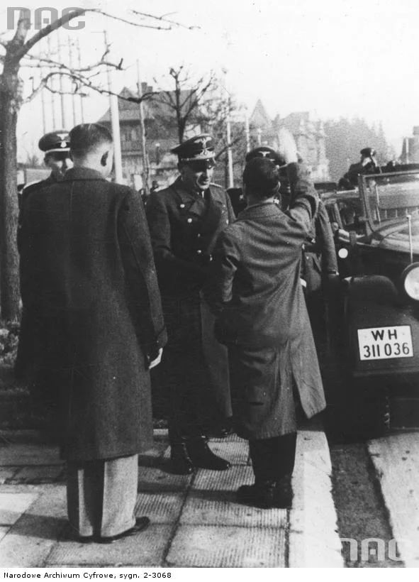 Gubernator Hans Frank z wizytą w Zakopanem. Listopad 1939 roku.