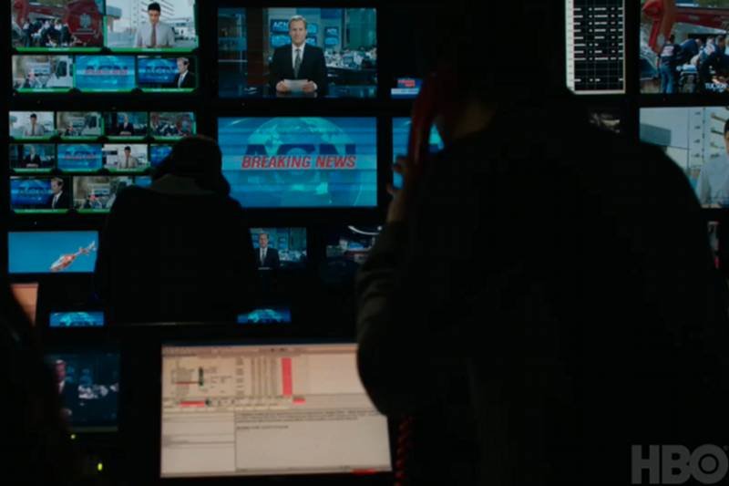 Kadr z serialu "The Newsroom"