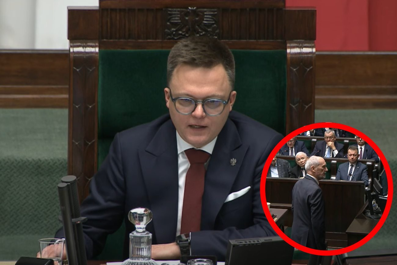 Antoni Macierewicz wdarł się w Sejmie na mównicę