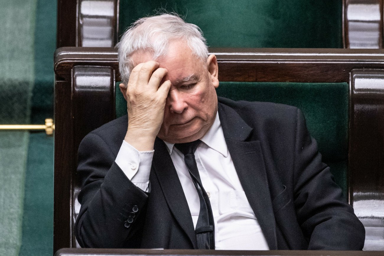 Nowy sondaż Kantar. PiS i KO remisują Jarosław Kaczyński w Sejmie