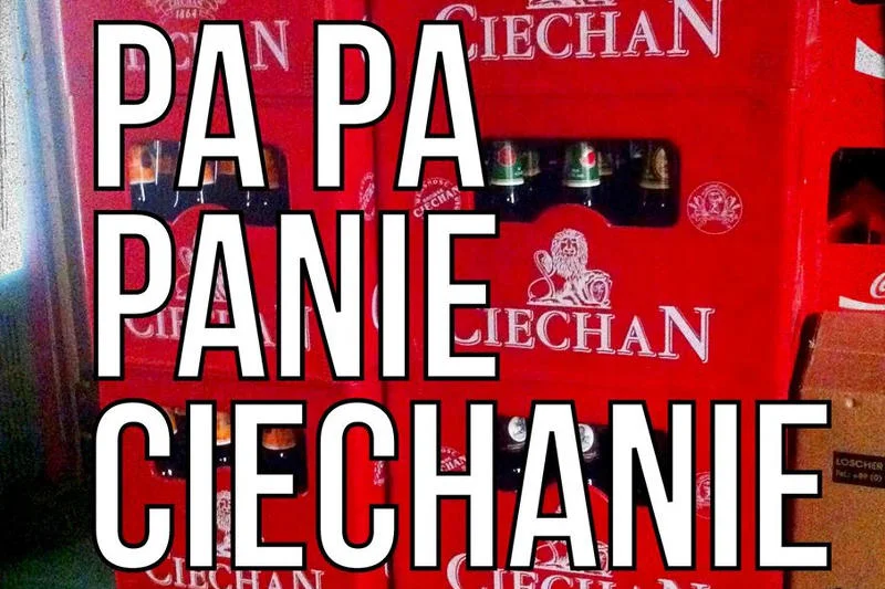 "Pa Pa Panie Ciechanie". Chwila Klub i Wrzenie Świata wylały piwo "Ciechan" na znak protestu