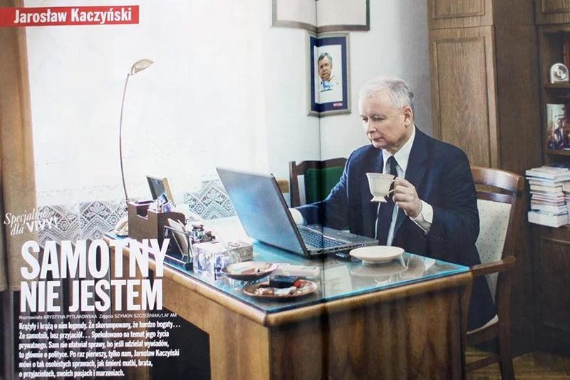 Jarosław Kaczyński, podobnie jak wcześniej Marta Kaczyńska, udzielił wywiadu "Vivie"