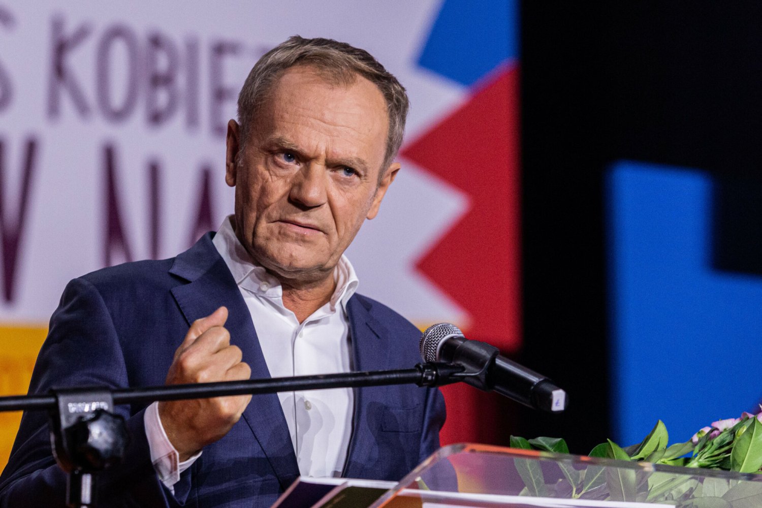 Donald Tusk na Kongresie Kobiet we Wrocławiu.