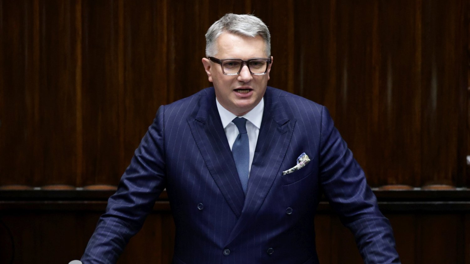 Dziwne słowa posła Konfederacji. Nagle wspomniał o "kontrolowaniu ABW" Przemysław Wipler