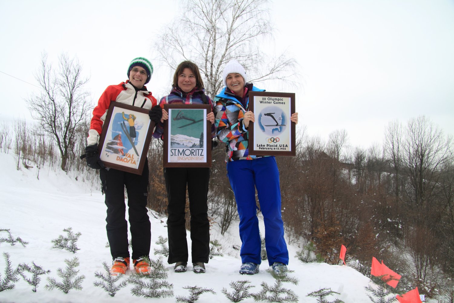 Fot. Karolina Kiwior
Od lewej Basia, Ewa i ja, z nagrodami!