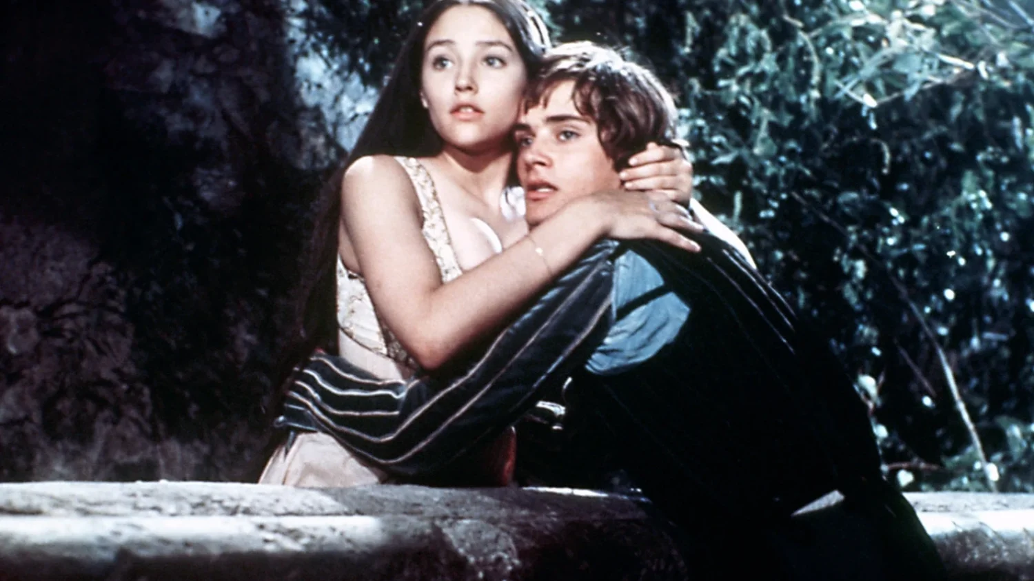 Romeo Julia (1968), wykorzystywanie seksualne Olivia Hussey i Leonard Whiting jako Romeo i Julia