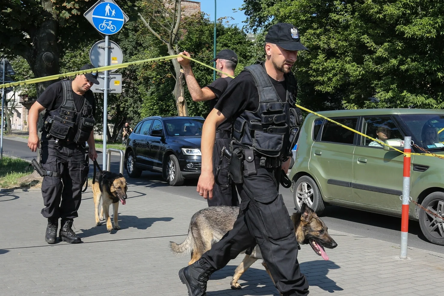 Zielona Góra. Ewakuacja części miasta. Policja każe zabrać trochę rzeczy.