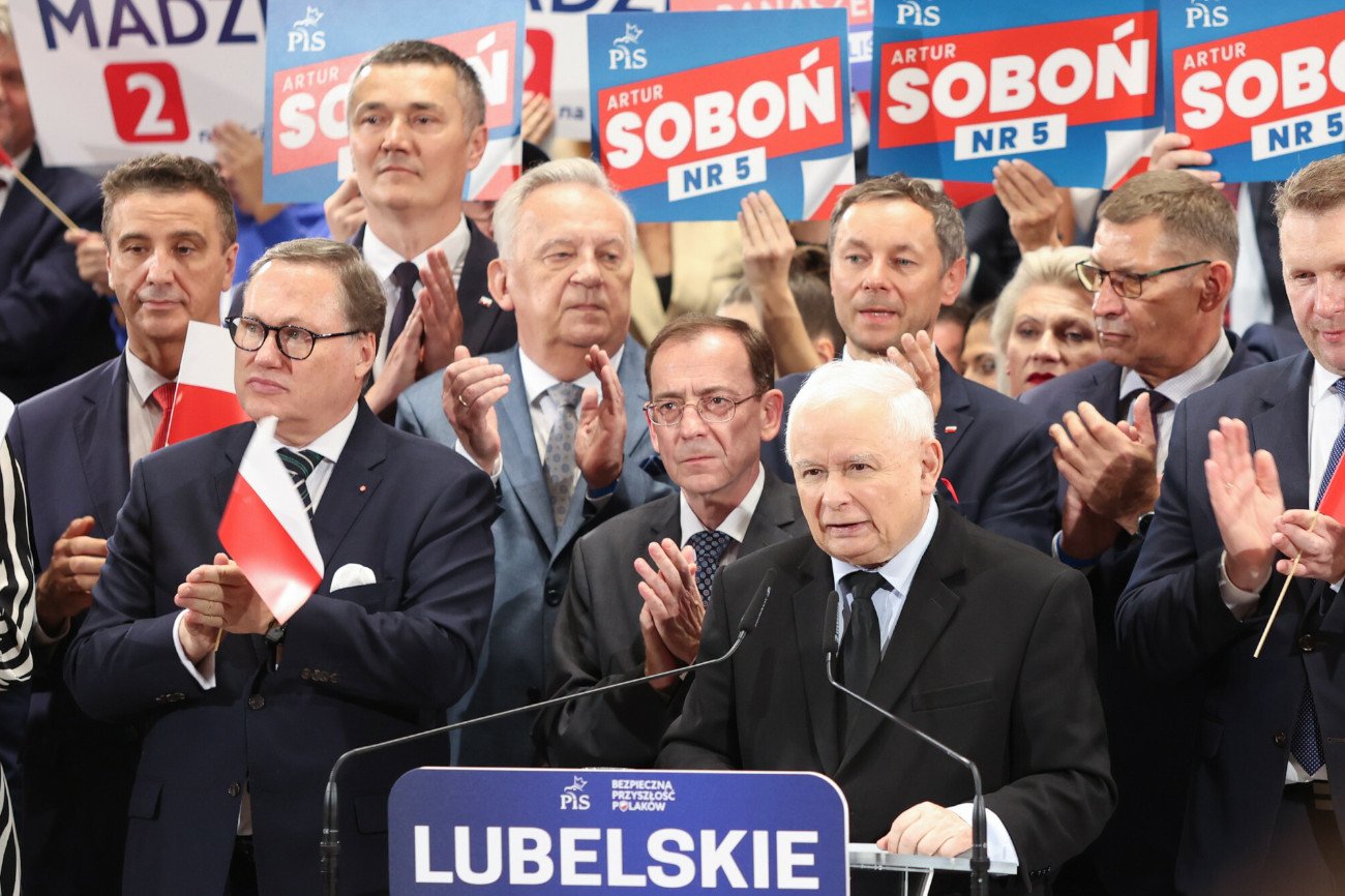 Jarosław Kaczyński pojechał do Lublina. Na spotkanie nie wpuszczono posłanki KO