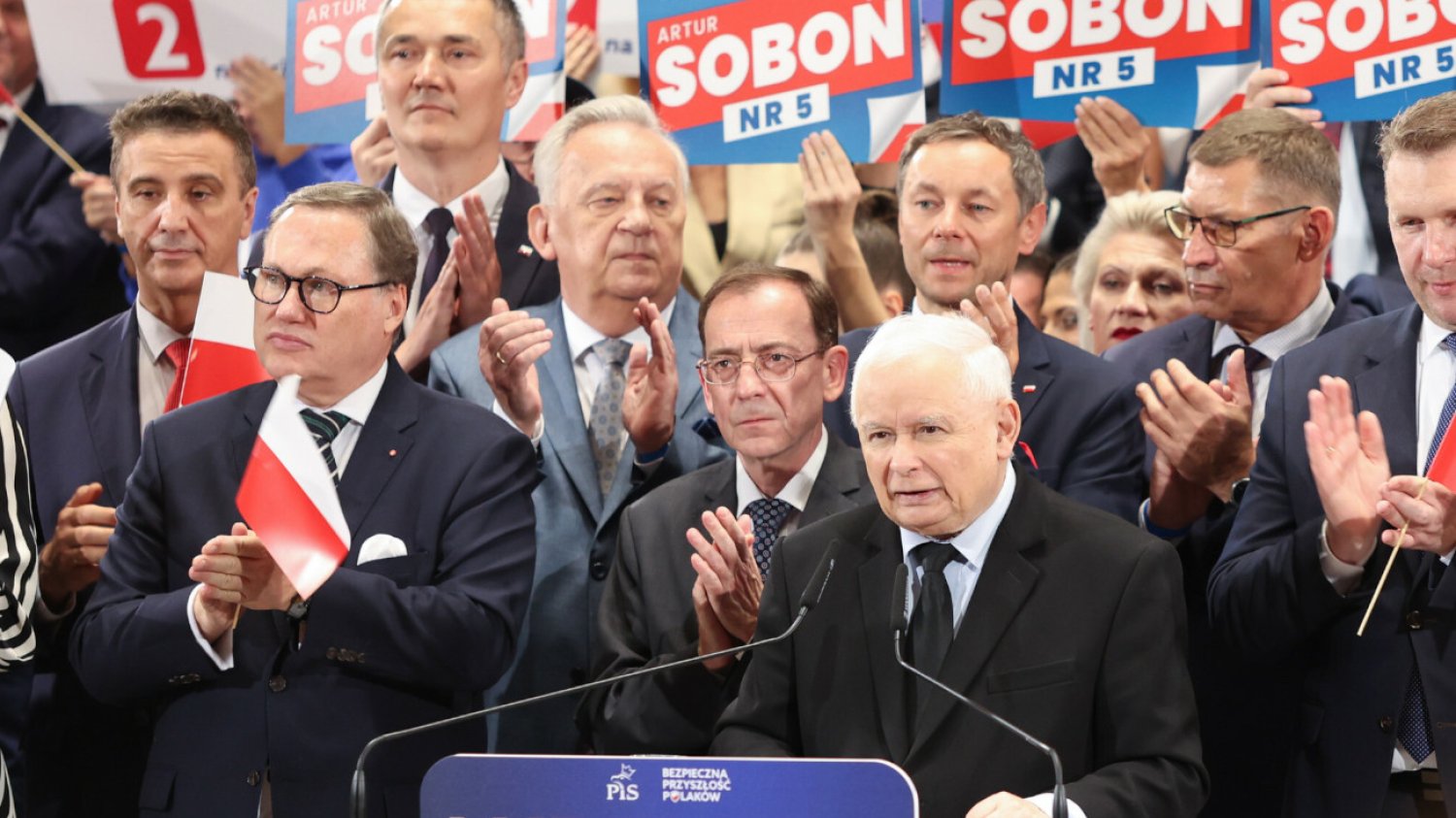 Jarosław Kaczyński pojechał do Lublina. Na spotkanie nie wpuszczono posłanki KO