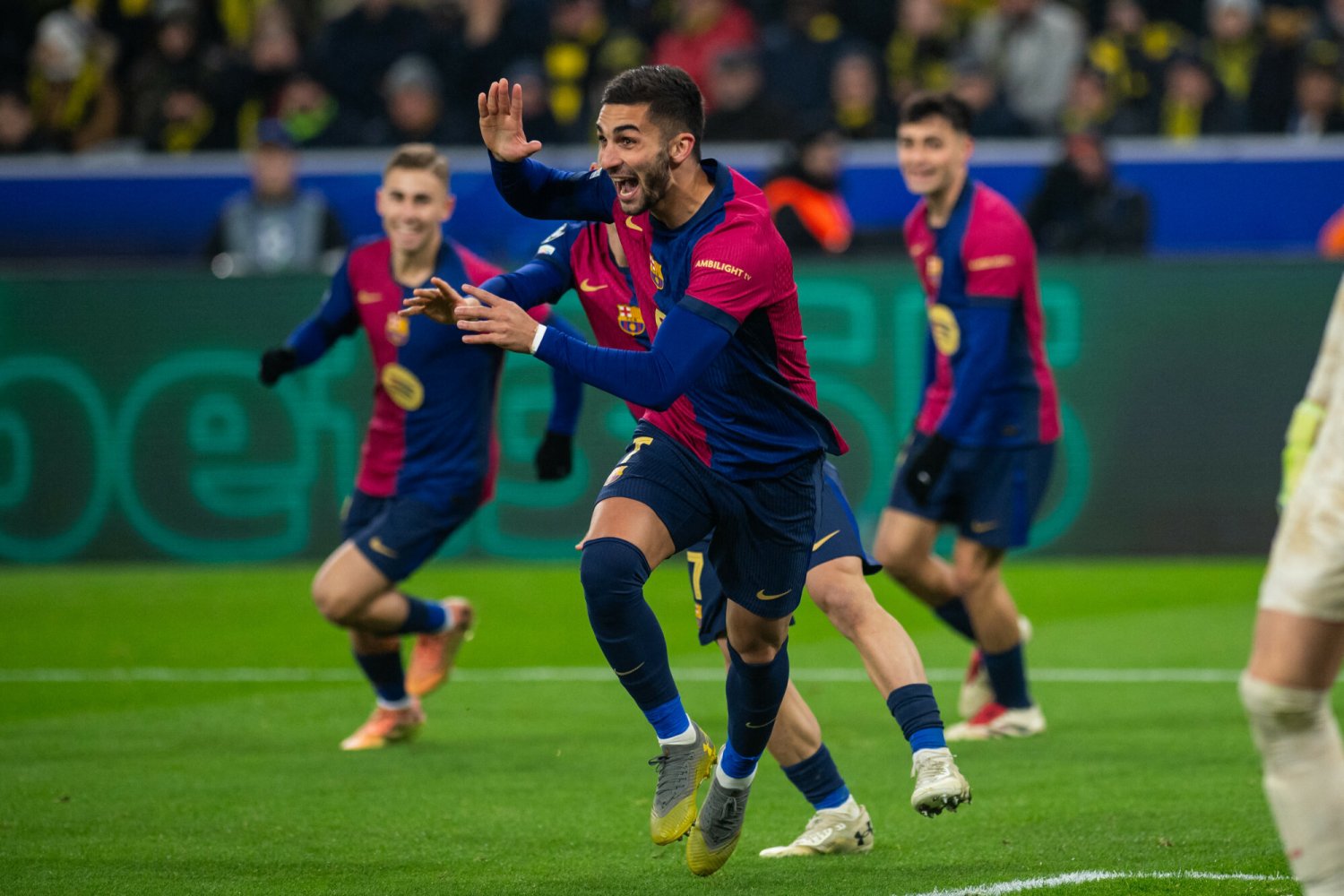 Ferran Torres bohaterem Barcelony w meczu z Borussią Dortmund.