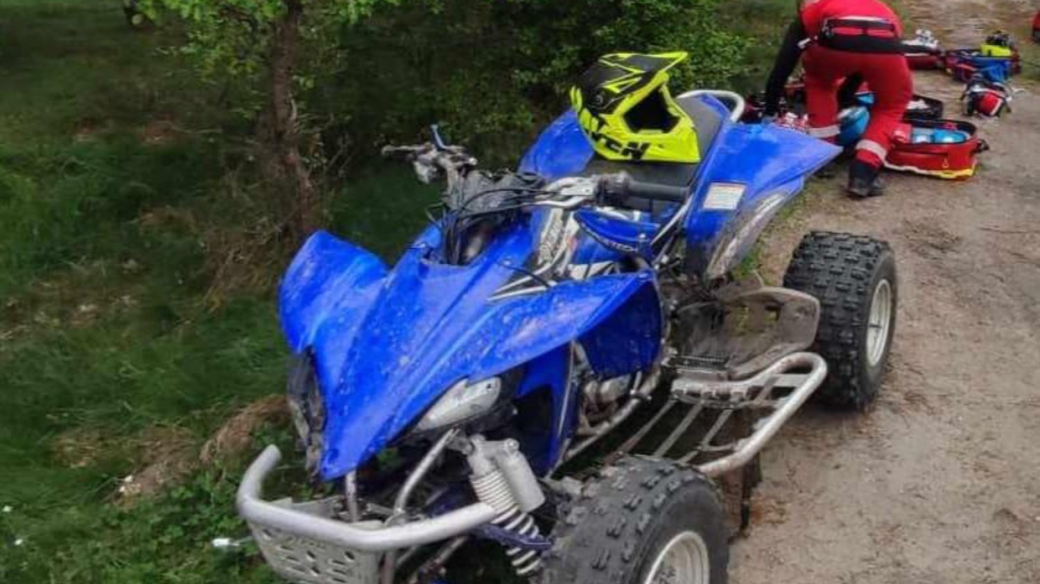 Śmiertelny wypadek pod Wrocławiem. Quad uderzył w drzewo