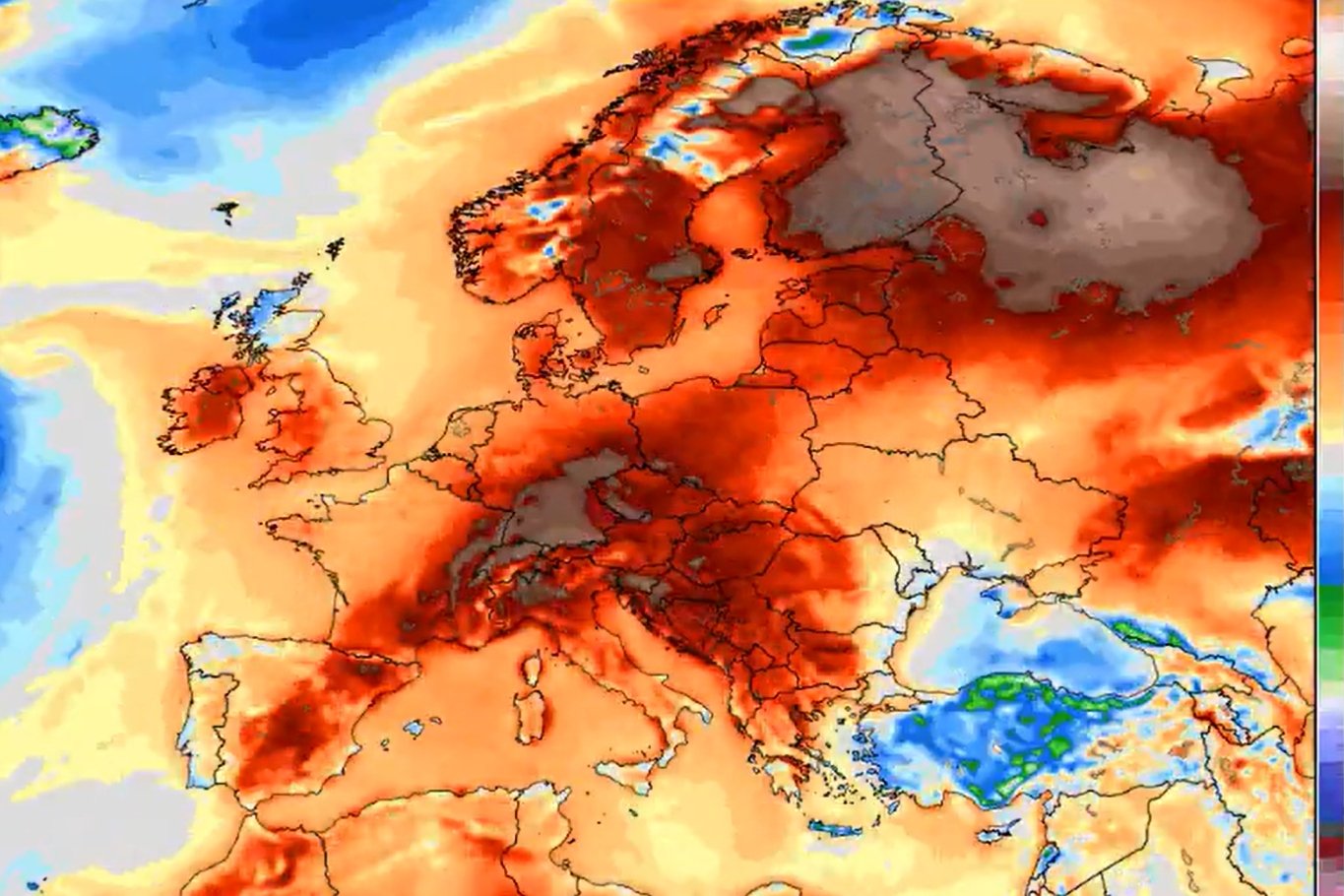 "Gorąca fala" nad Europą