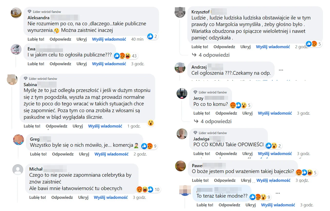 Margaret: gwałt reakcje na gwałt Margaret