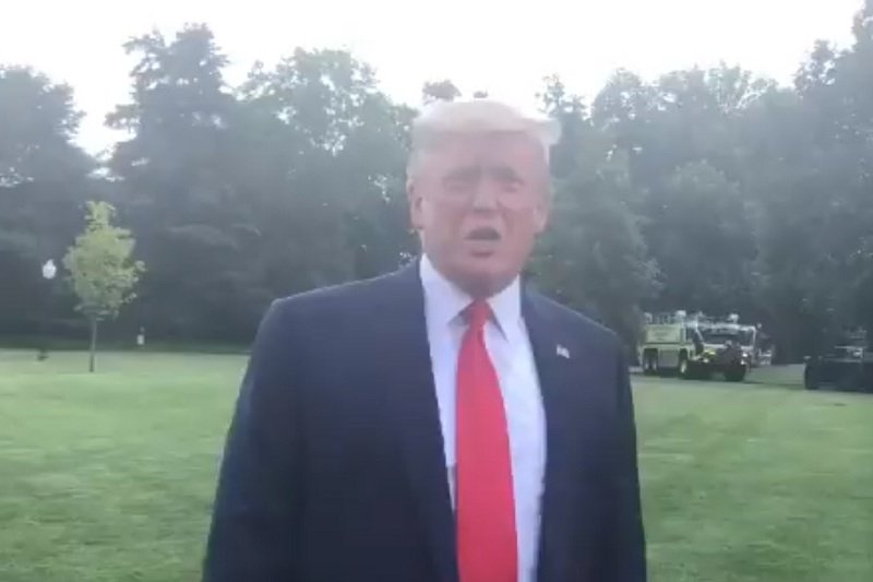 Donalda Trumpa zapytano o rocznicę wybuchu Powstania Warszawskiego. Prezydent USA nie miał zbyt wiele do powiedzenia.