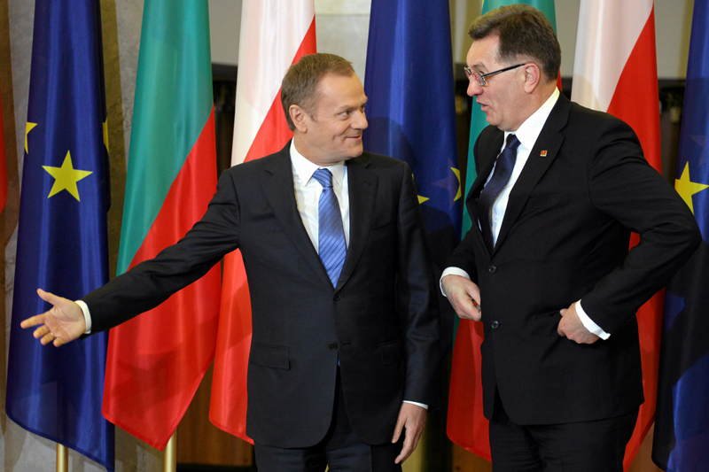 Donald Tusk spotkał się z premierem Litwy Algirdasem Butkevicziusem