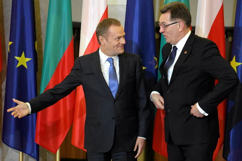 Donald Tusk spotkał się z premierem Litwy Algirdasem Butkevicziusem