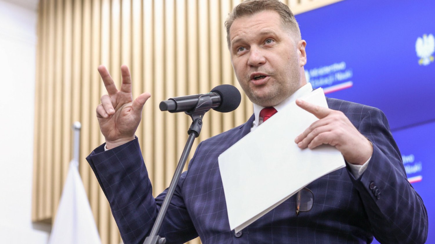 Minister Przemysław Czarnek uważa, że zapaści w edukacji nie ma.